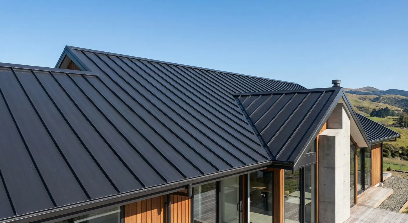 Modern Standing Seam Metal Roof