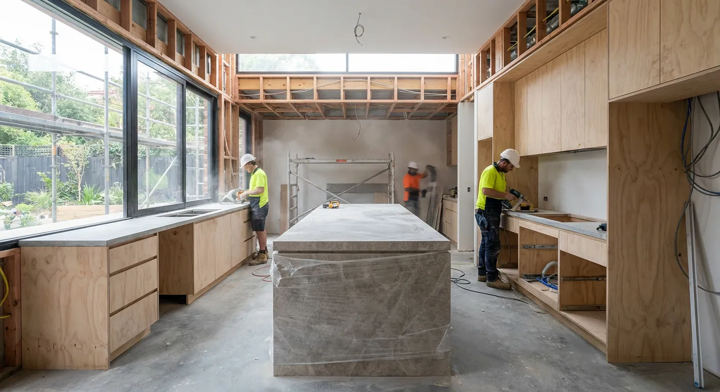 Modern Kitchen Construction